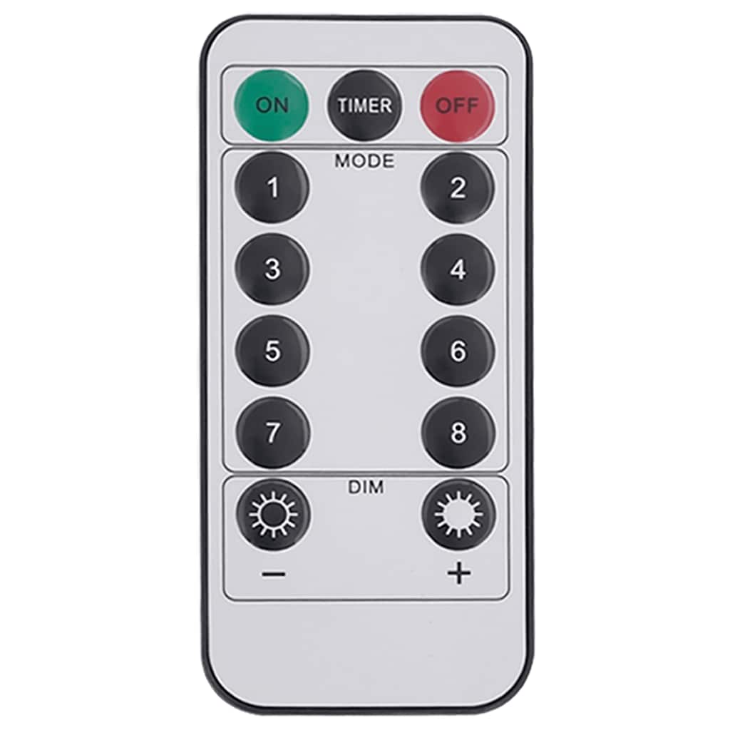 Cordão de luzes com 300 LED 30 m multicor