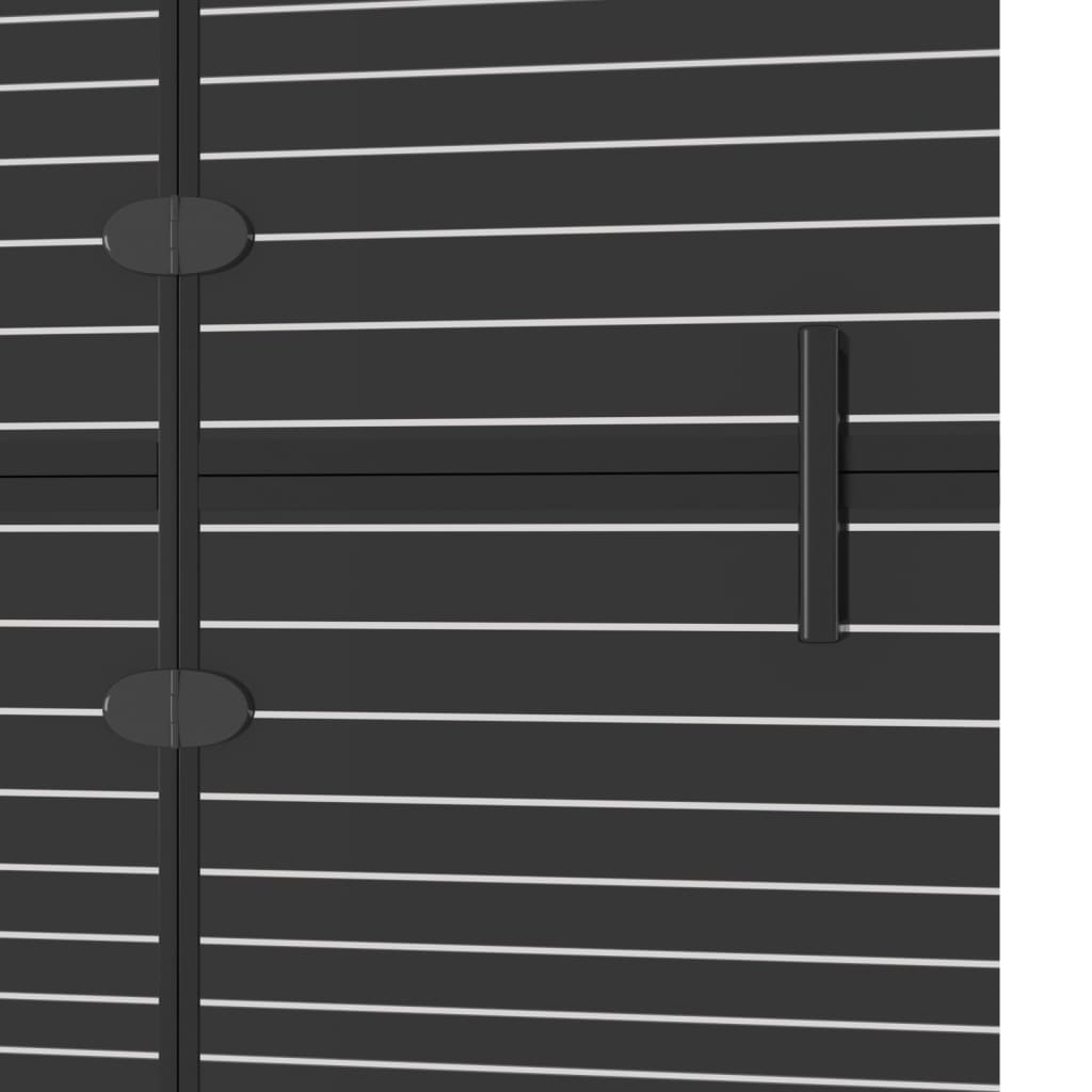 Divisória de chuveiro dobrável ESG 80x140 cm preto