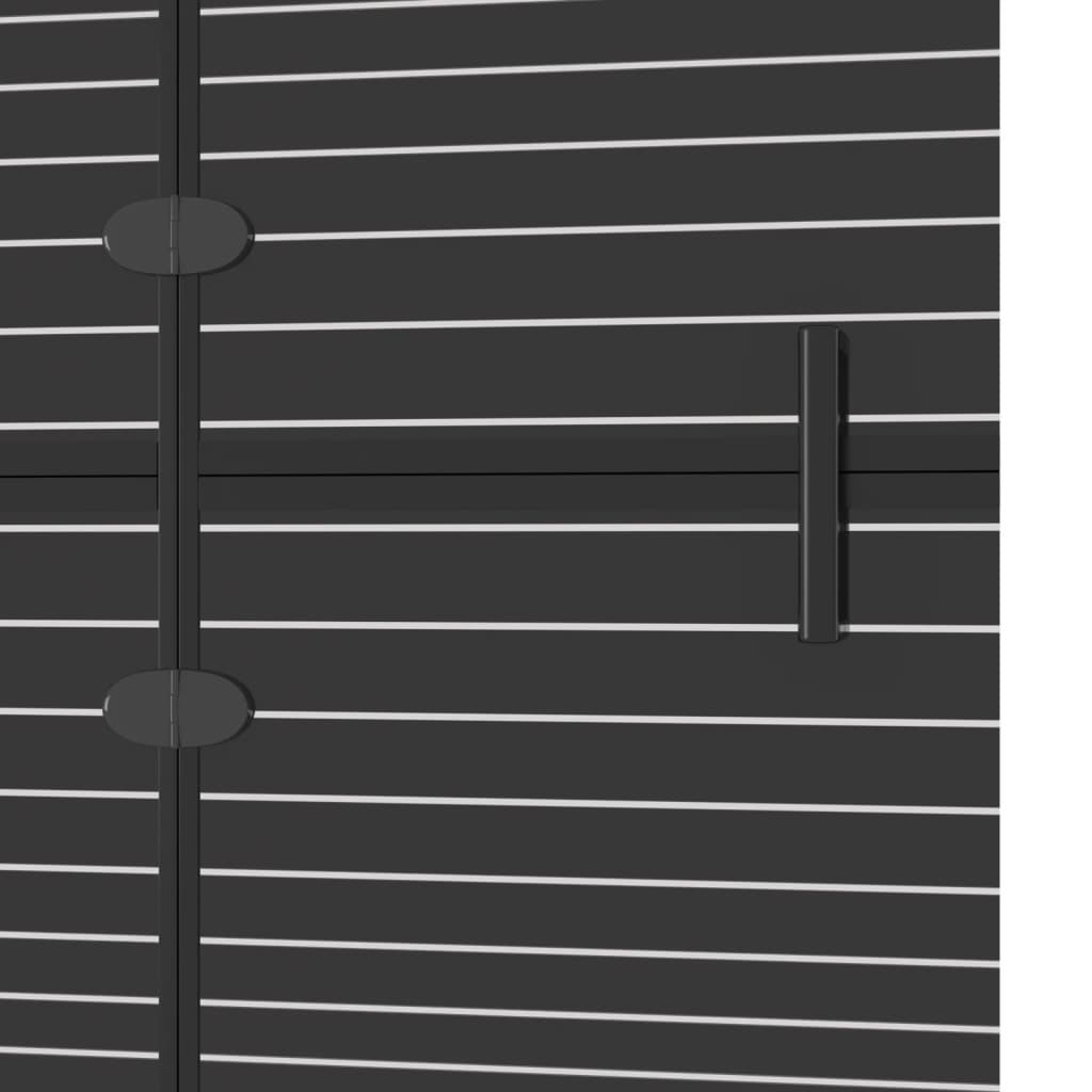 Divisória de chuveiro dobrável ESG 100x140 cm preto