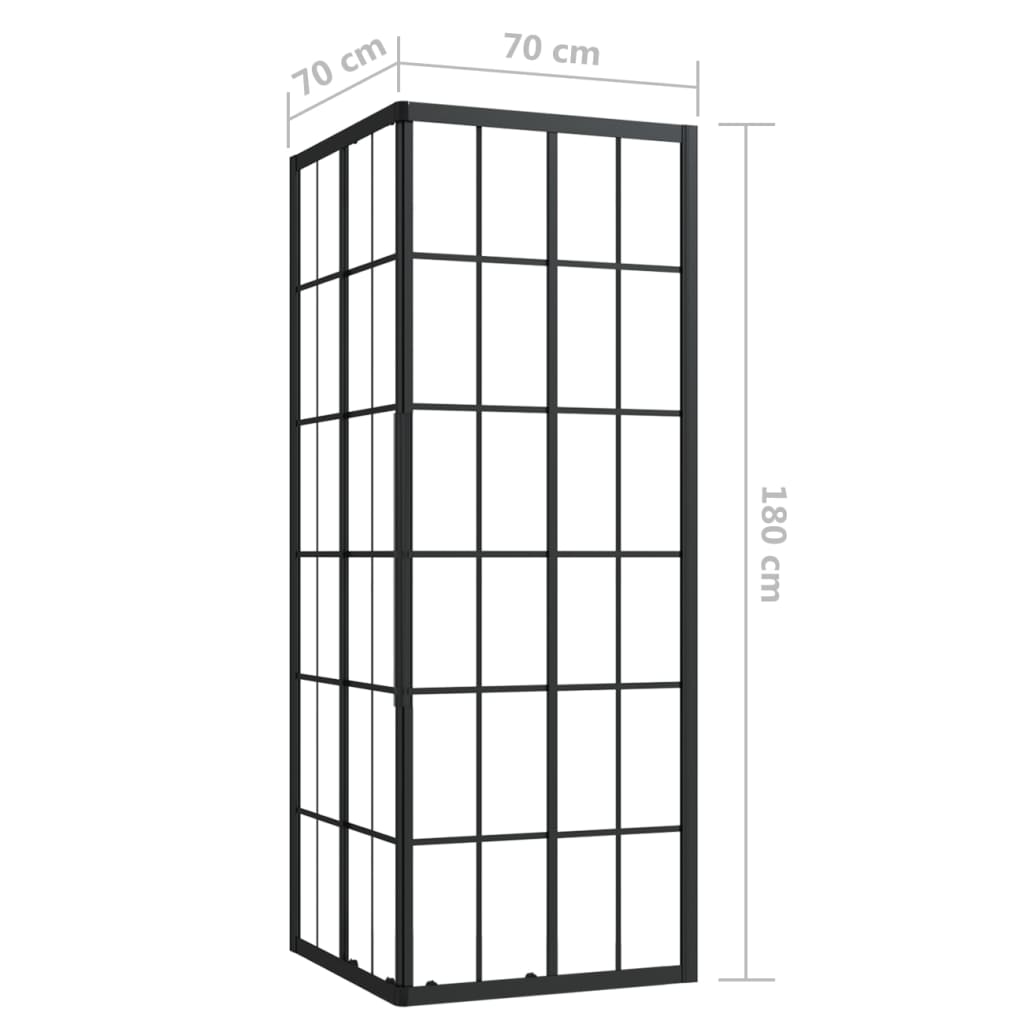 Cabine de duche ESG 70x70x180 cm