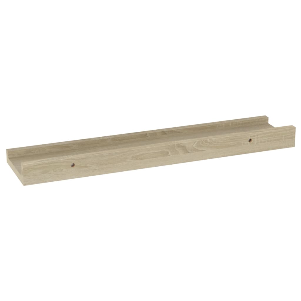 Prateleiras de parede 4 pcs 40x9x3 cm carvalho sonoma