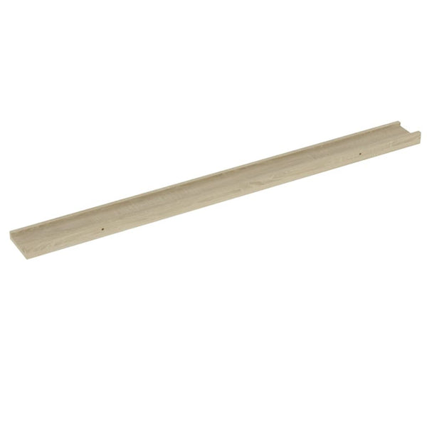 Prateleiras de parede 4 pcs 100x9x3 cm carvalho sonoma