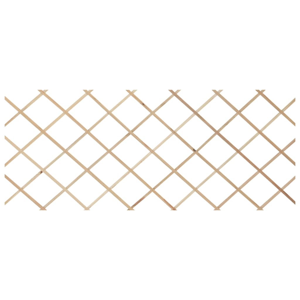Cercas em treliça 5 pcs 180x80 cm madeira de abeto maciça