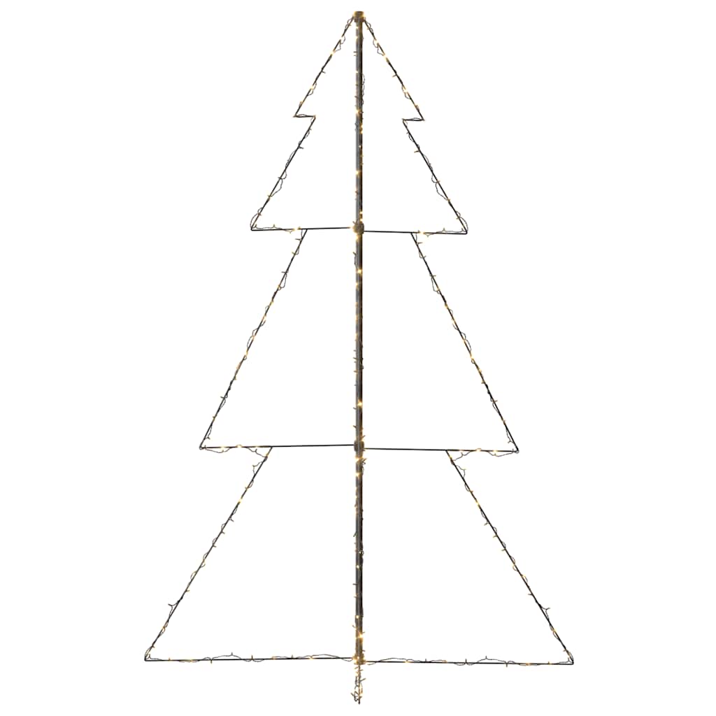Árvore de Natal em cone 240 LEDs 118x180 cm interior e exterior