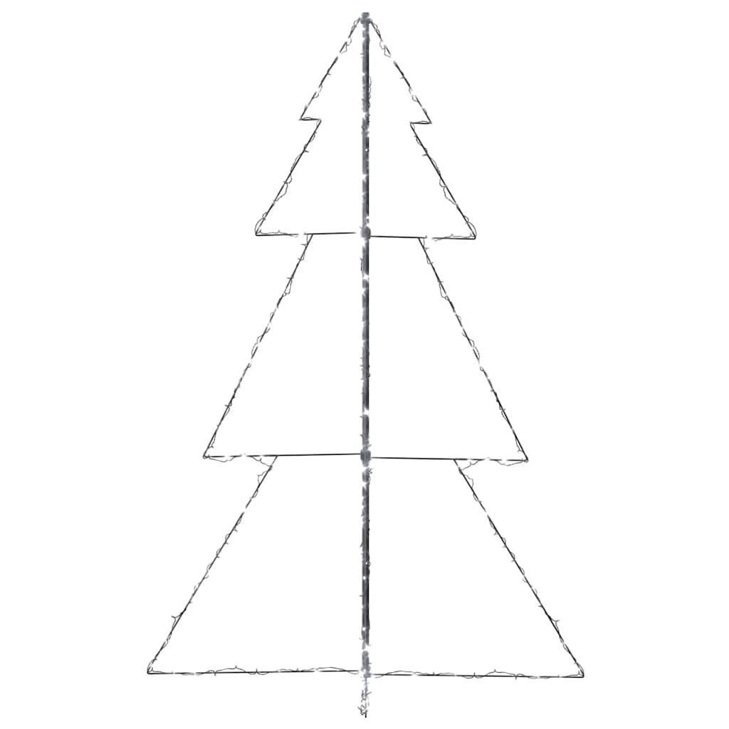 Árvore de Natal em cone 240 LEDs 118x180 cm interior e exterior