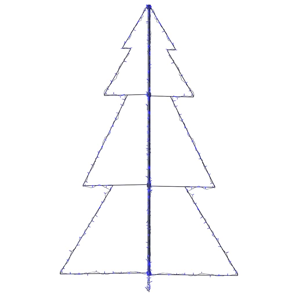 Árvore de Natal em cone 240 LEDs 118x180 cm interior e exterior