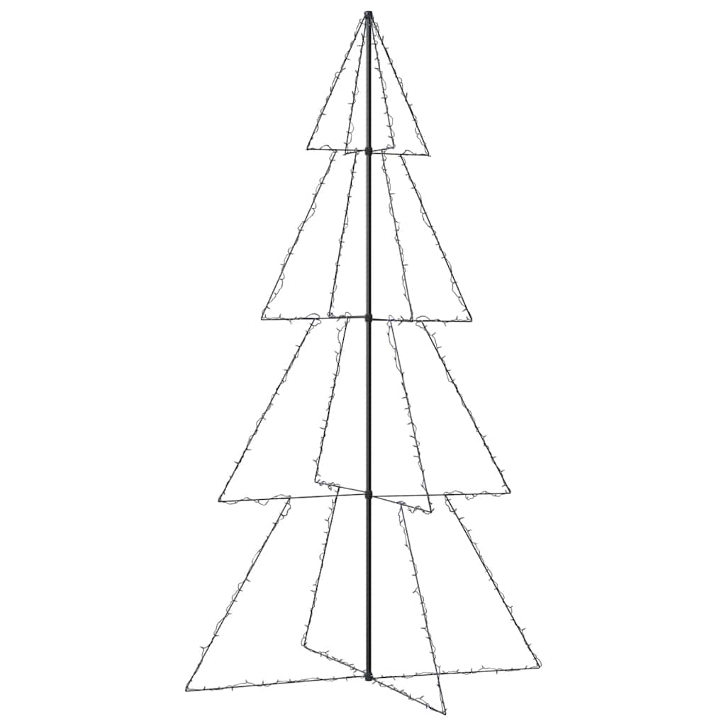 Árvore de Natal em cone 360 LEDs 143x250 cm interior e exterior