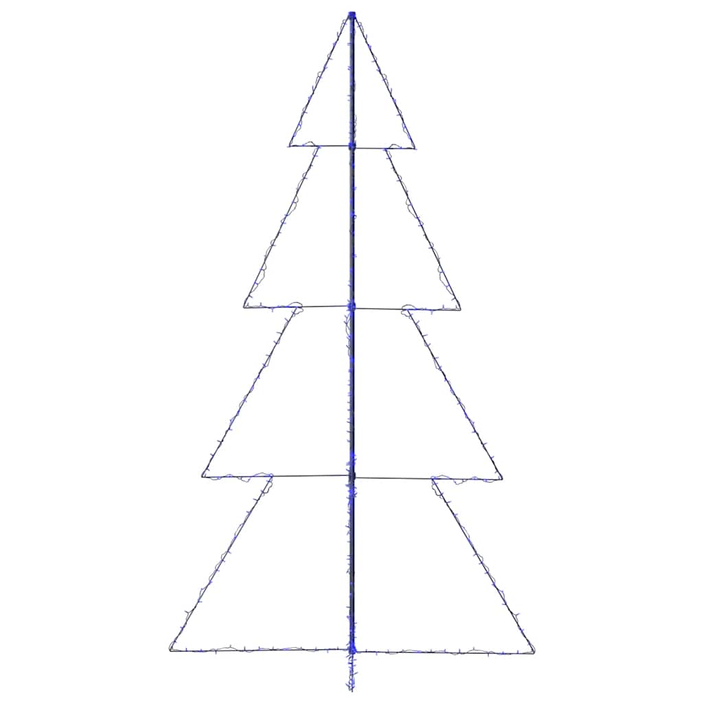Árvore de Natal em cone 360 LEDs 143x250 cm interior e exterior