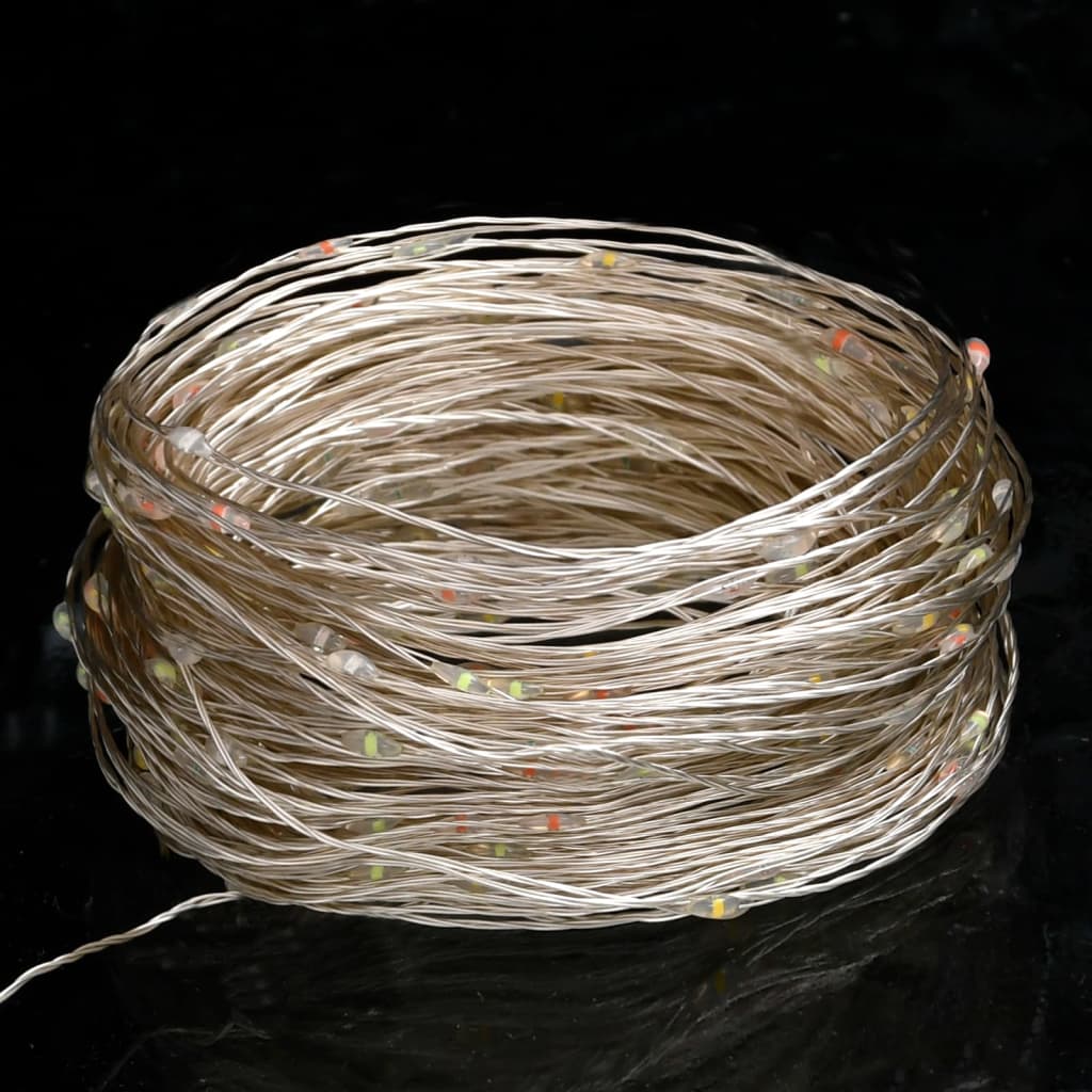Cordão de micro luzes 40 m 400 LED 8 funções colorido