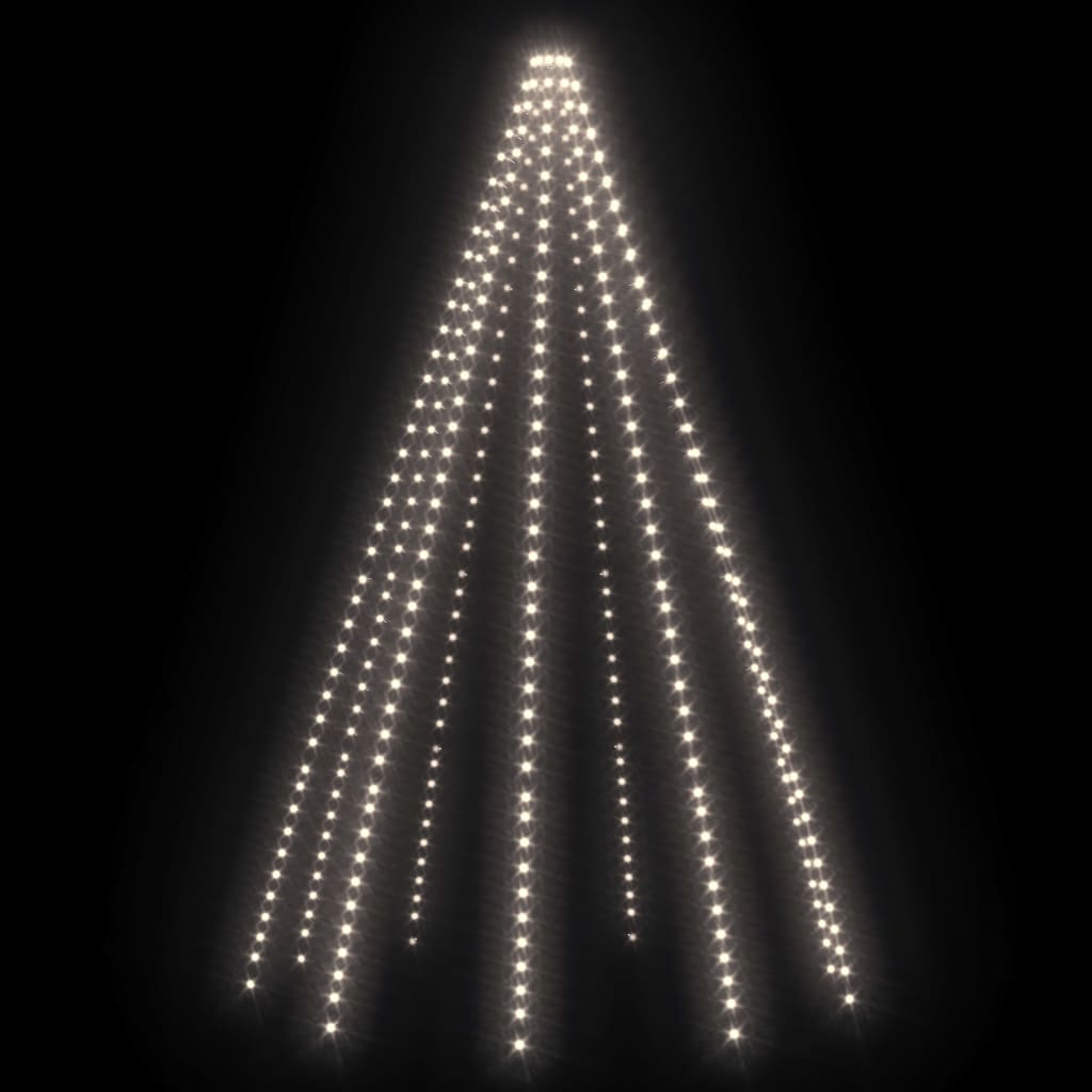 Cordão de luzes árvore de Natal 400 luzes LED 400cm branco frio