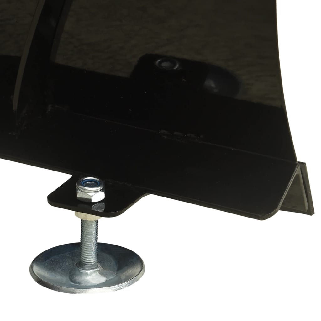 Limpa-neves para quadriciclo 115x38 cm preto
