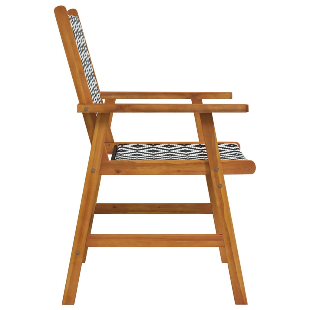 Cadeiras de jardim 2 pcs madeira de acácia maciça