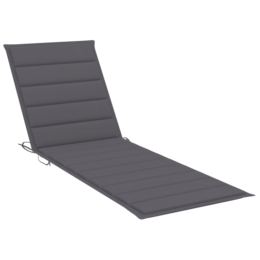 Espreguiçadeiras com almofadões 2 pcs madeira de acácia maciça