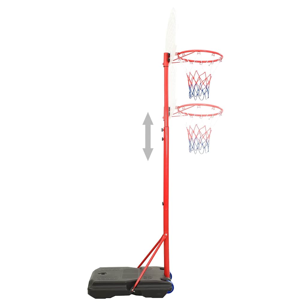 Conjunto portátil de basquetebol ajustável 200-236 cm