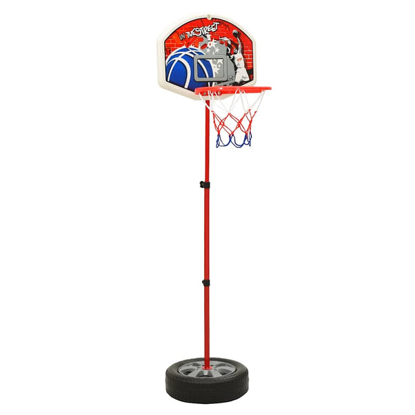Conjunto de basquetebol infantil ajustável 120 cm