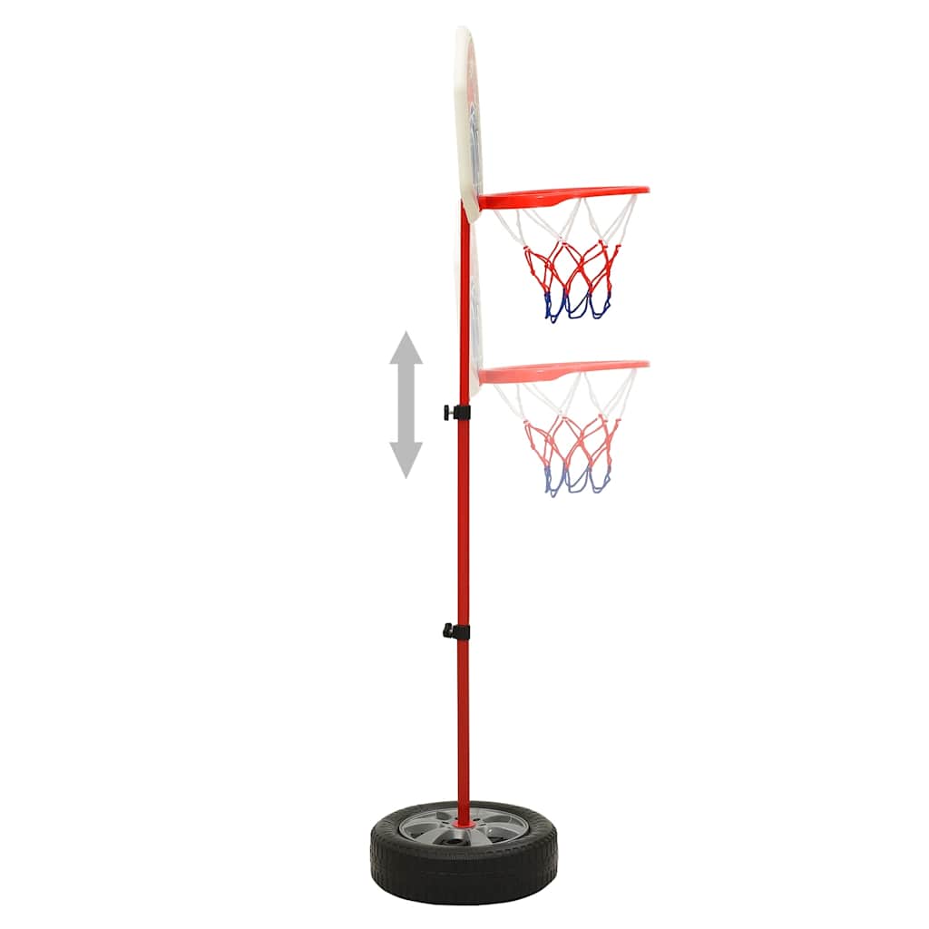Conjunto de basquetebol infantil ajustável 120 cm