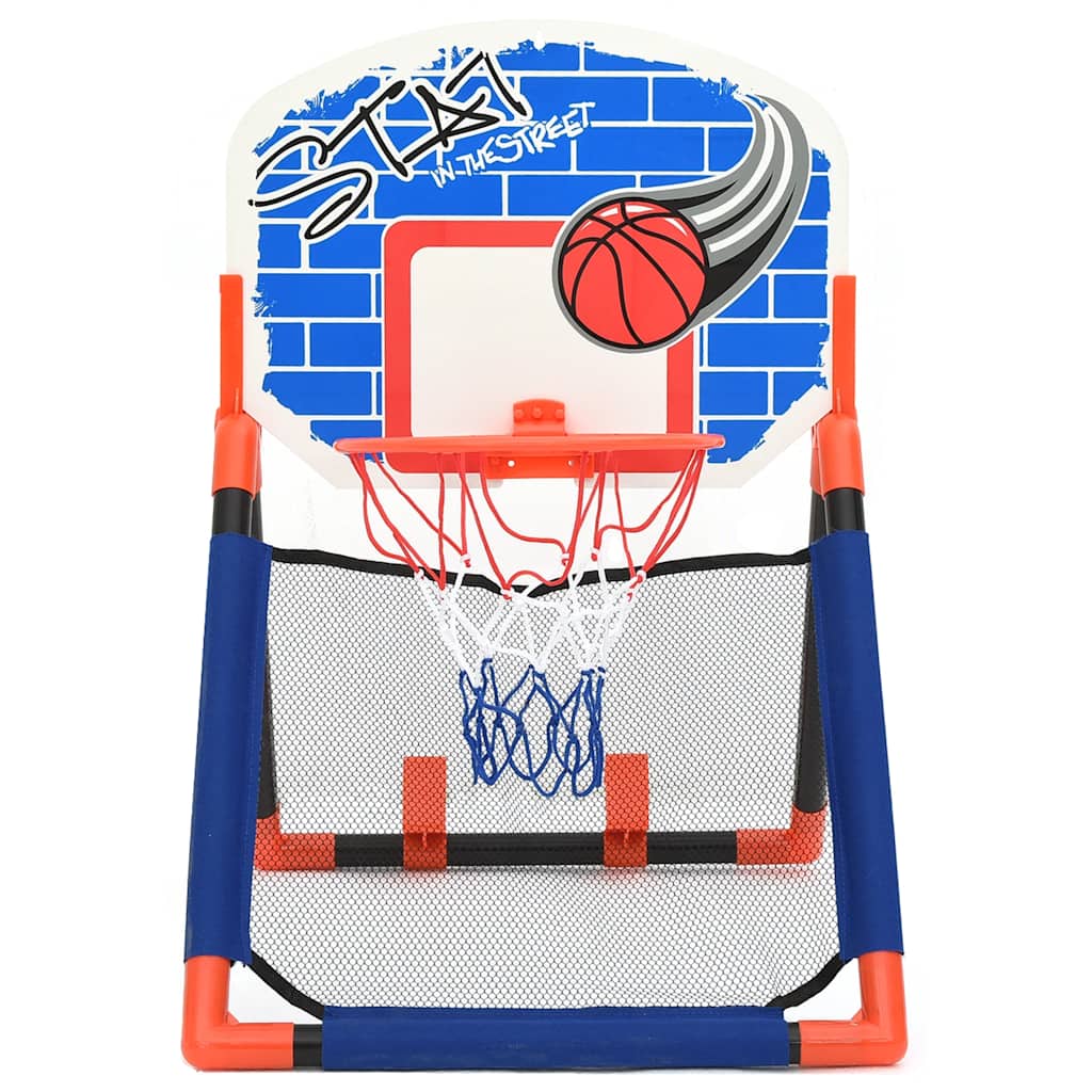 Conjunto de basquetebol multifuncional infantil piso e parede