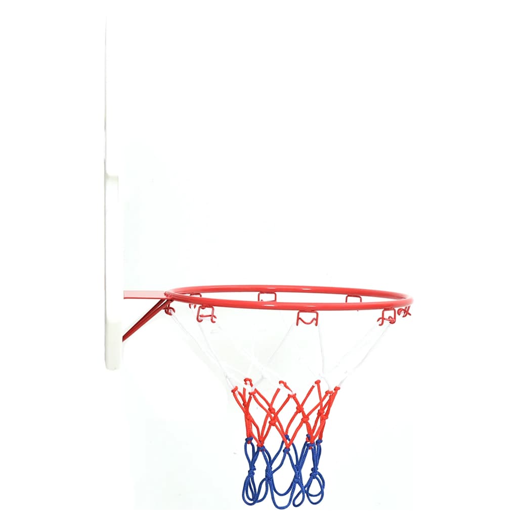 Conjunto tabela basquetebol p/ montar parede 5 pcs 66x44,5 cm