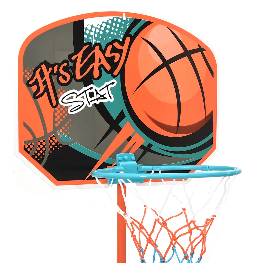 Conjunto jogo de basquetebol portátil ajustável 109-141 cm