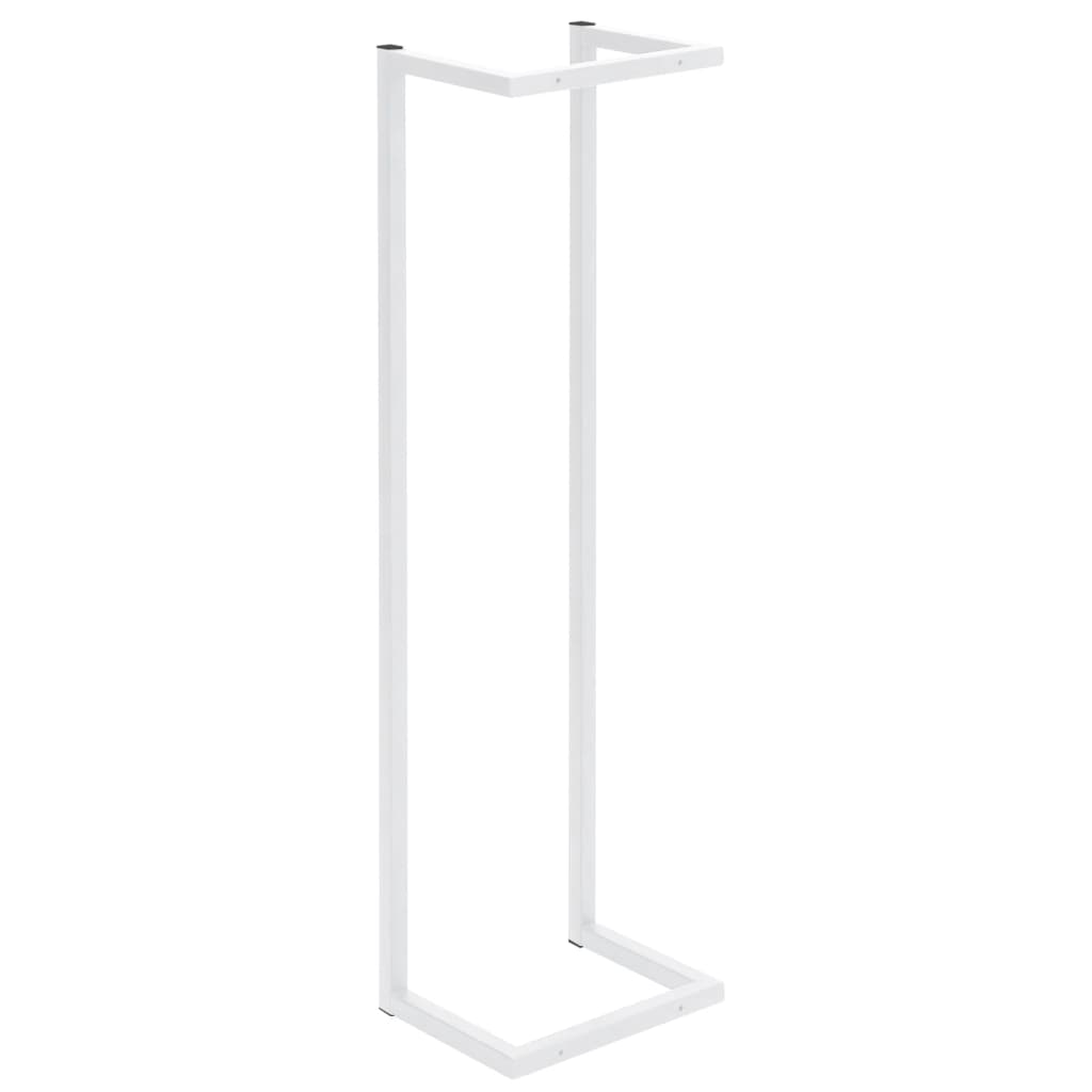 Toalheiro 25x20x95 cm aço branco