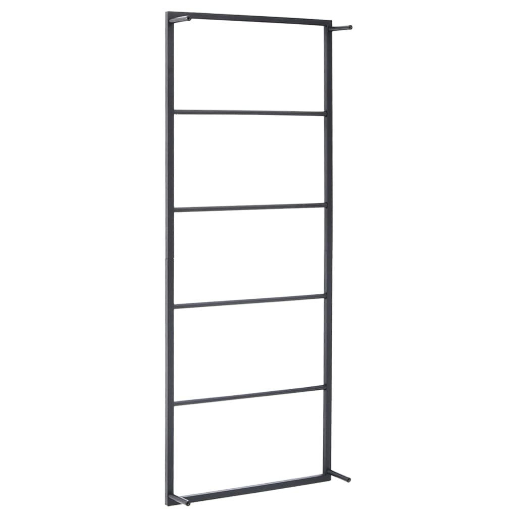 Toalheiro 45x10x115 cm aço preto