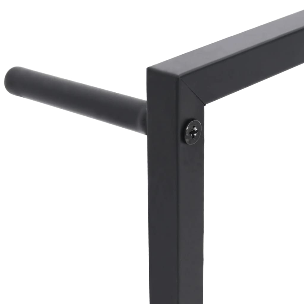 Toalheiro 45x10x115 cm aço preto