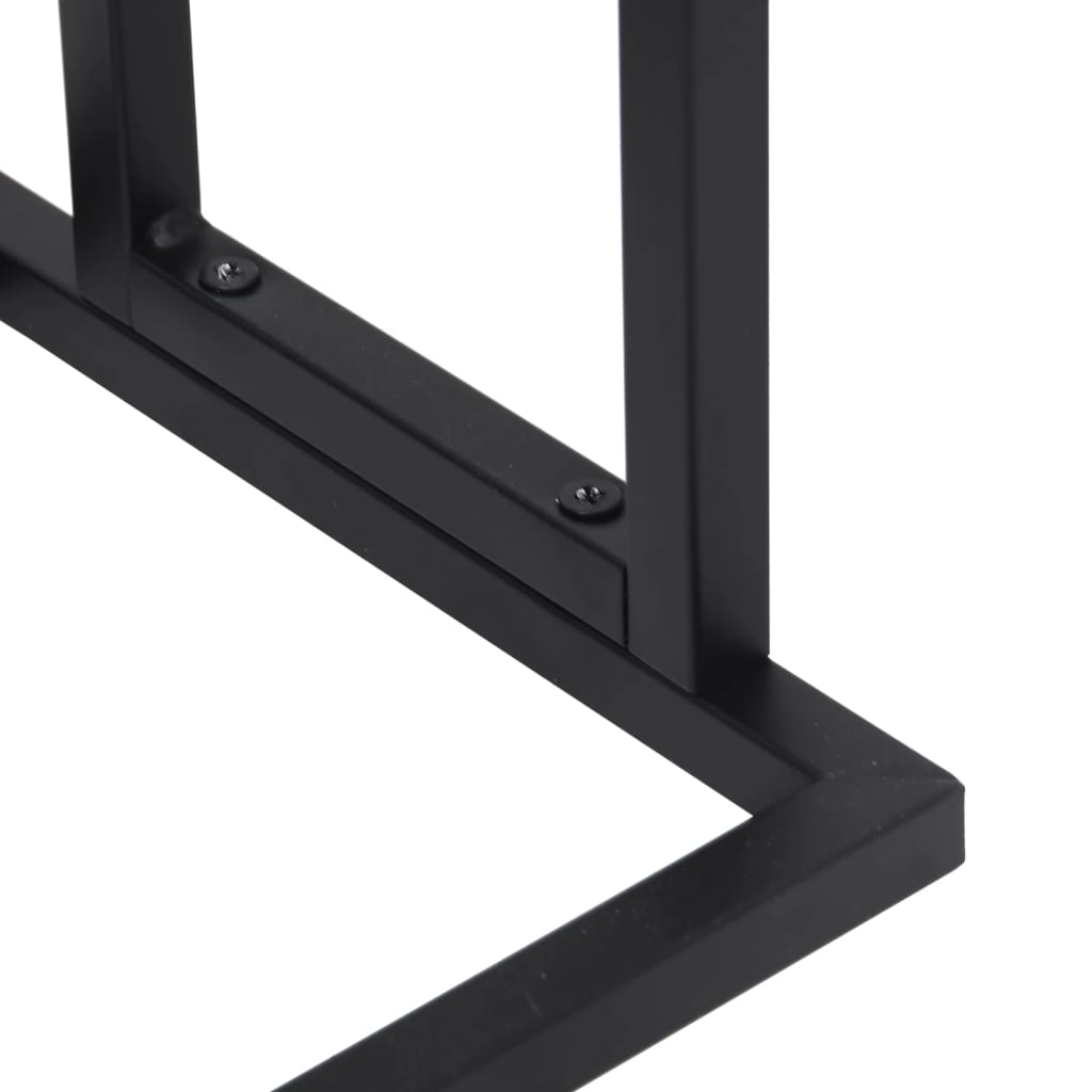Toalheiro independente 48x24x78,5 cm ferro preto