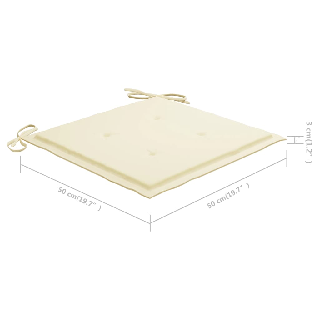 Cadeiras de jardim c/ almofadões 8 pcs acácia maciça cinzento