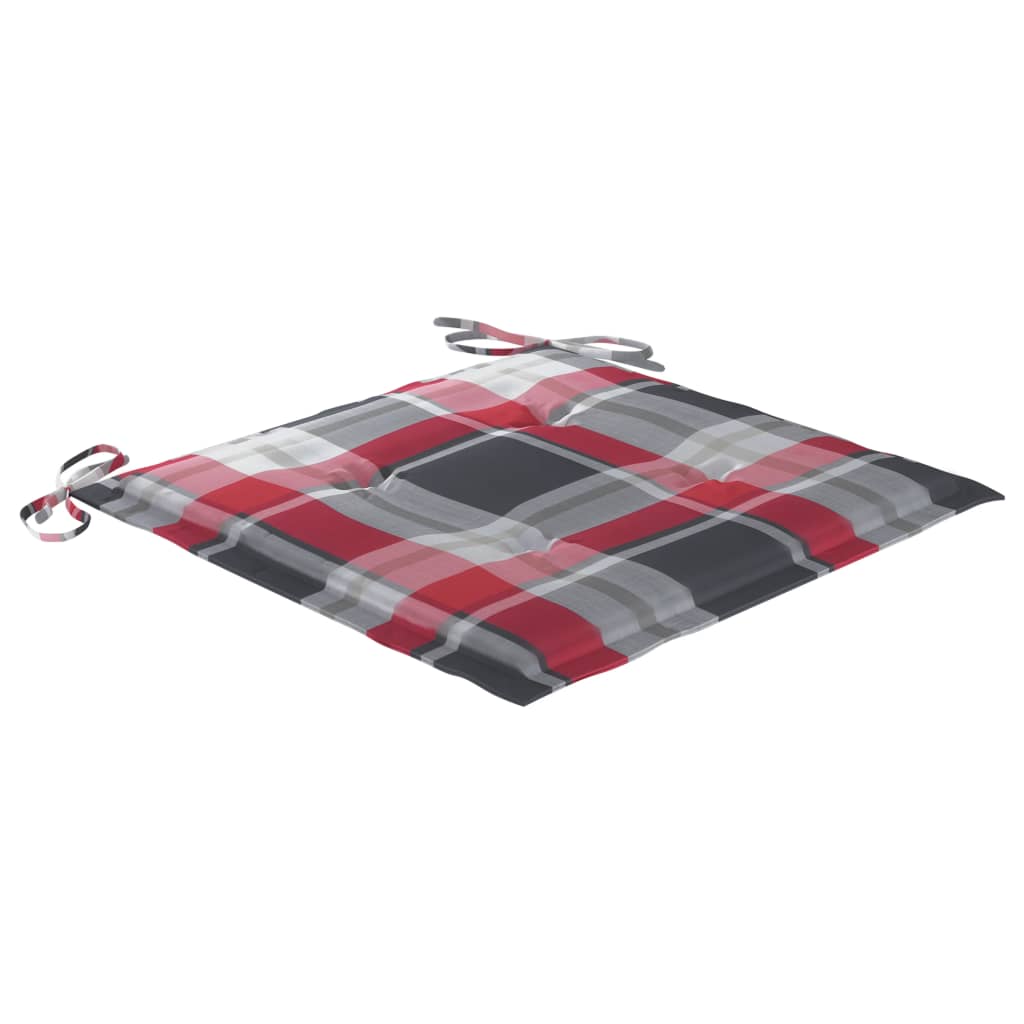 Cadeiras de jardim c/ almofadões 8 pcs acácia maciça cinzento