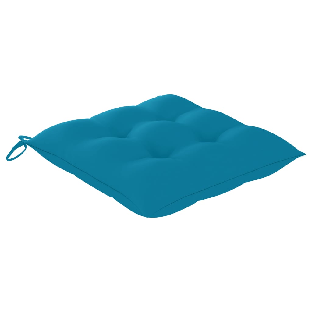 Cadeiras de jardim c/ almofadões 8 pcs acácia maciça cinzento