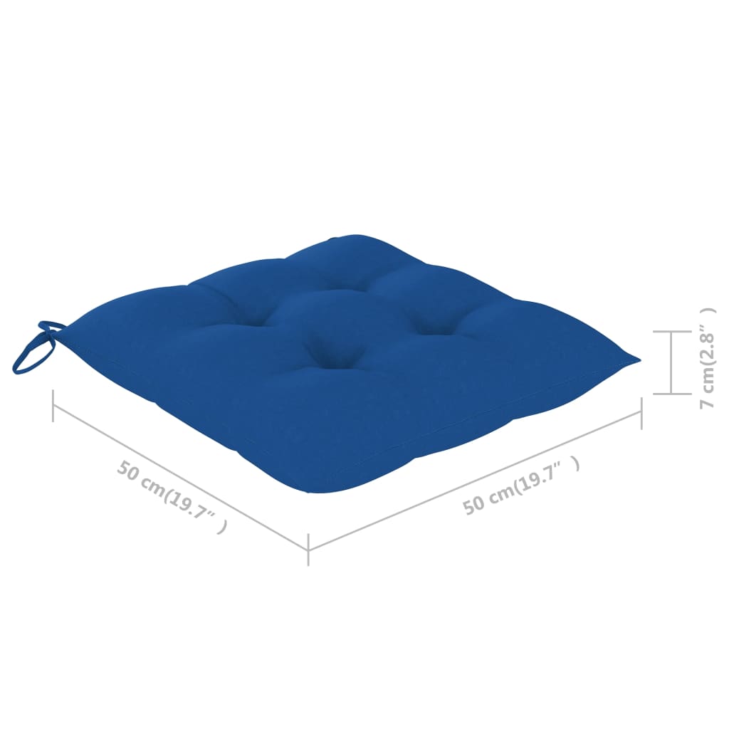 Cadeiras de jardim c/ almofadões 8 pcs acácia maciça cinzento
