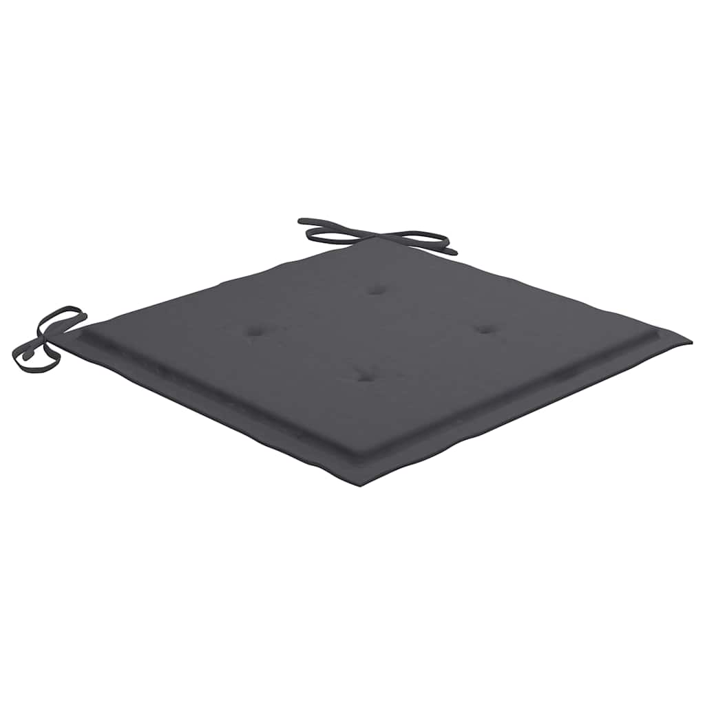 Cadeiras de jantar p/ jardim 6 pcs c/ almofadões acácia maciça
