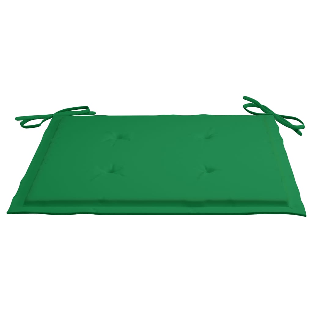 Cadeiras de jardim 6 pcs c/ almofadões madeira de teca maciça