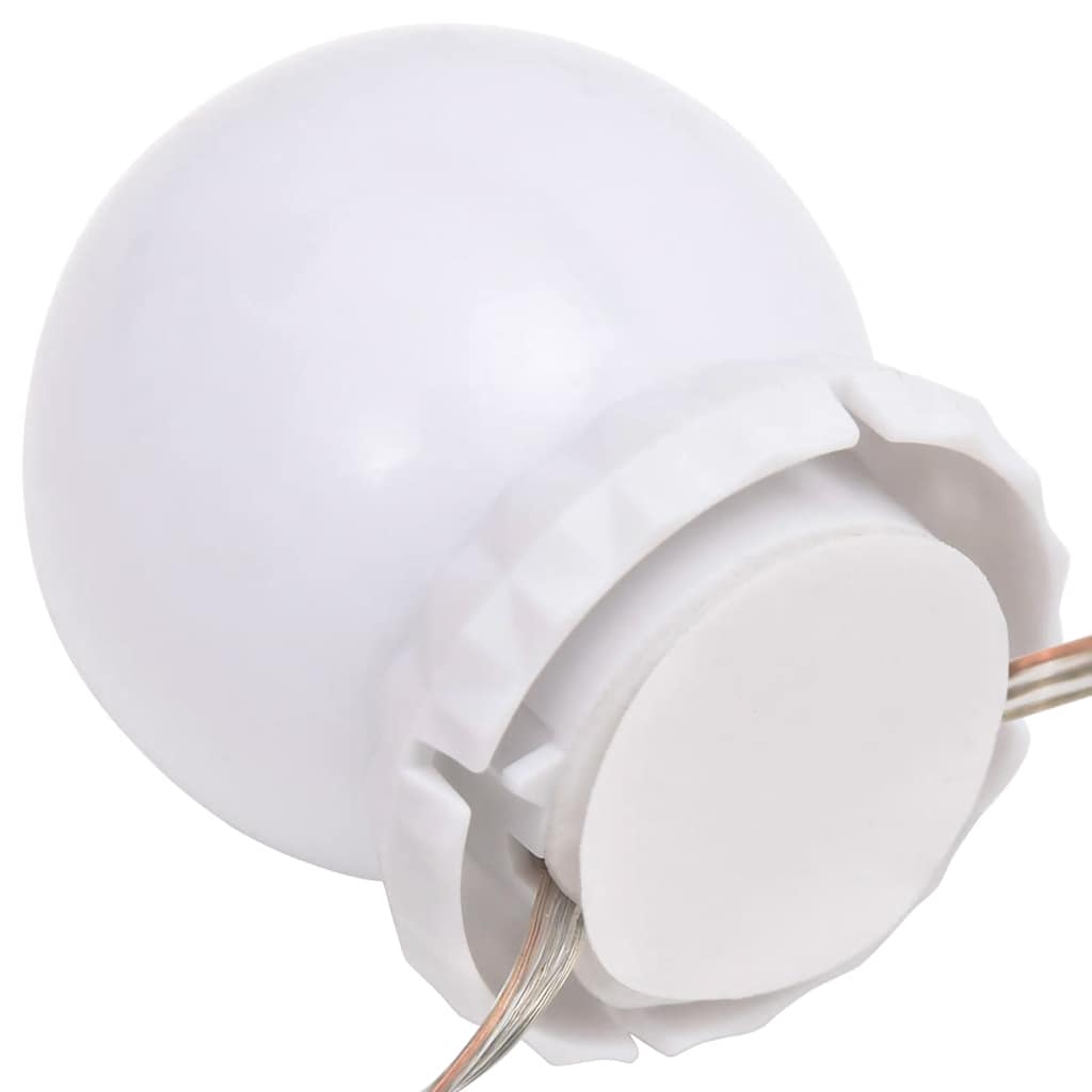 Iluminação de espelho c/ 8 lâmpadas LED branco quente e frio