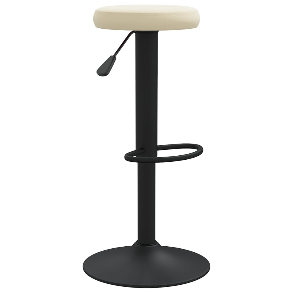 Bancos de bar 2 pcs veludo creme