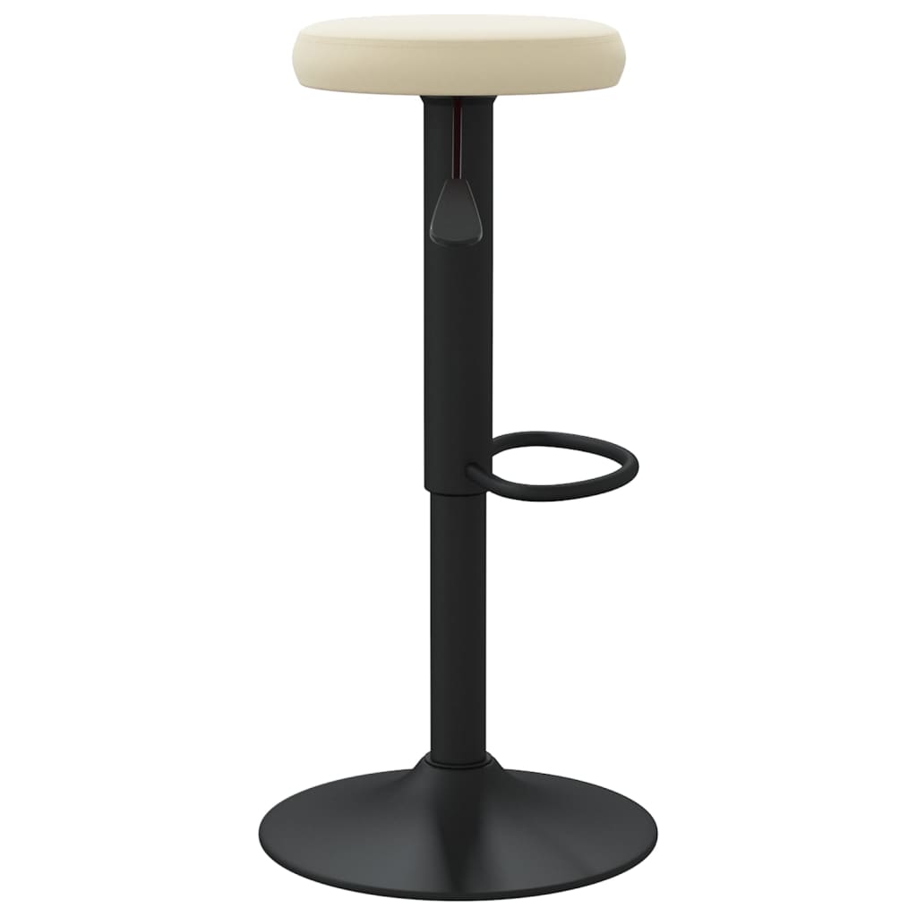 Bancos de bar 2 pcs veludo creme