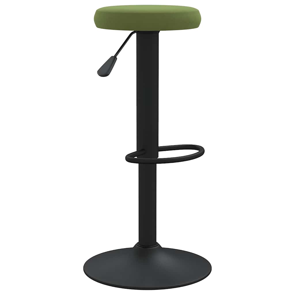Bancos de bar 2 pcs veludo verde-claro