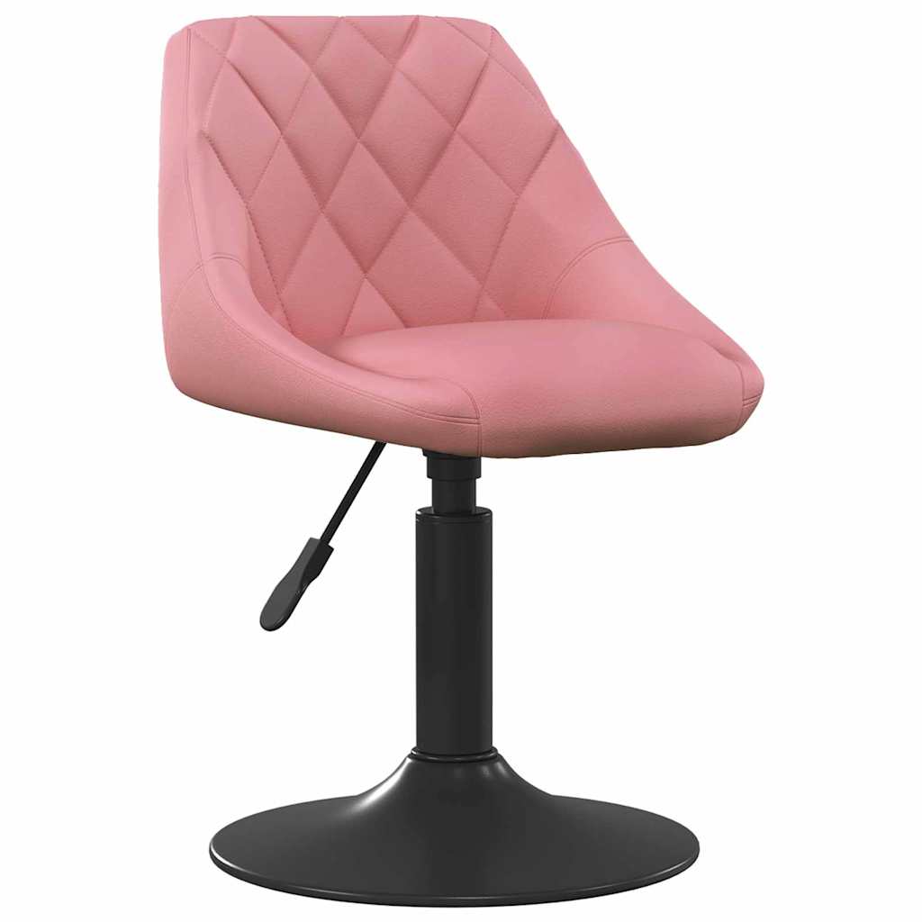 Banco de bar Rosa 46 x 44 x (62.5-77.5) cm Couro sintético