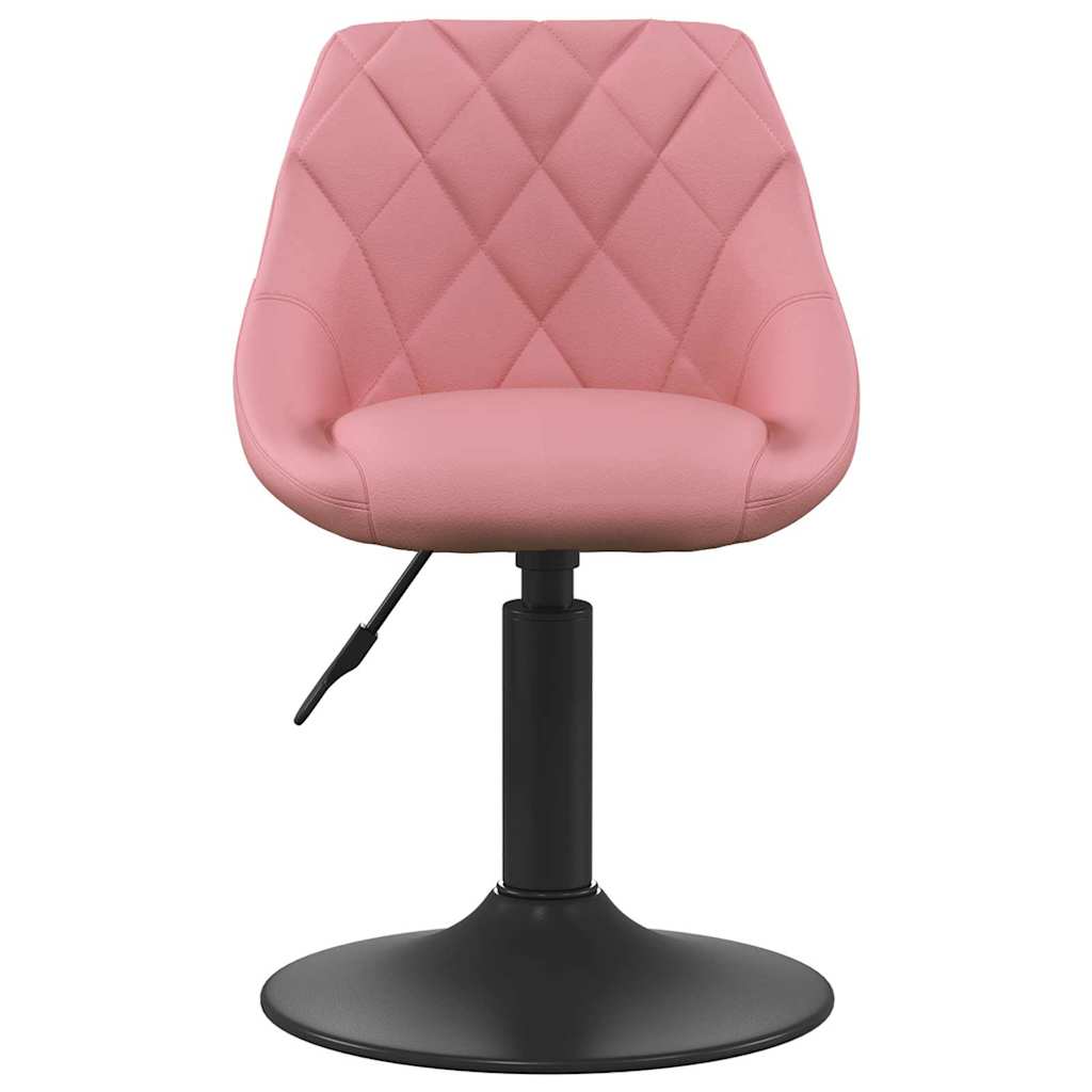 Banco de bar Rosa 46 x 44 x (62.5-77.5) cm Couro sintético
