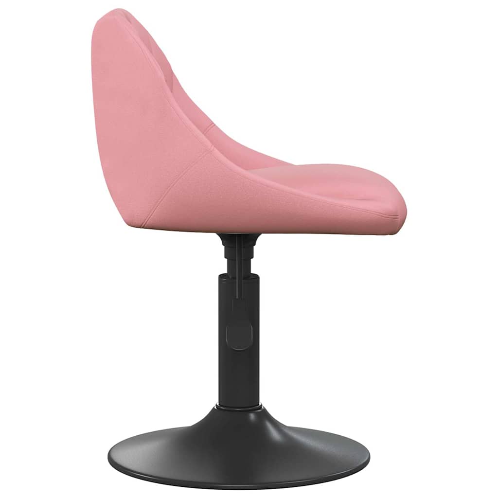 Banco de bar Rosa 46 x 44 x (62.5-77.5) cm Couro sintético