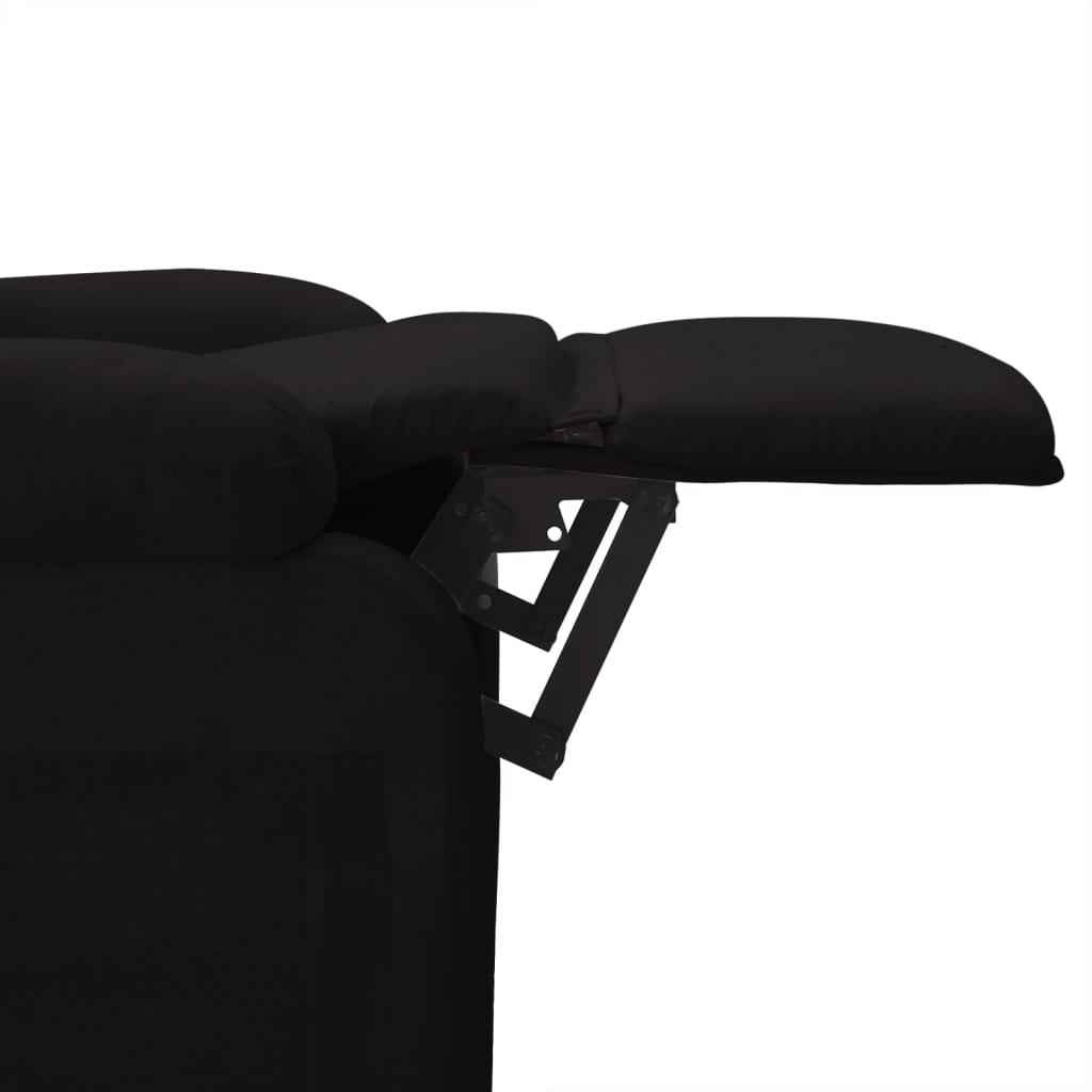 Poltrona de massagens elétrica tecido preto