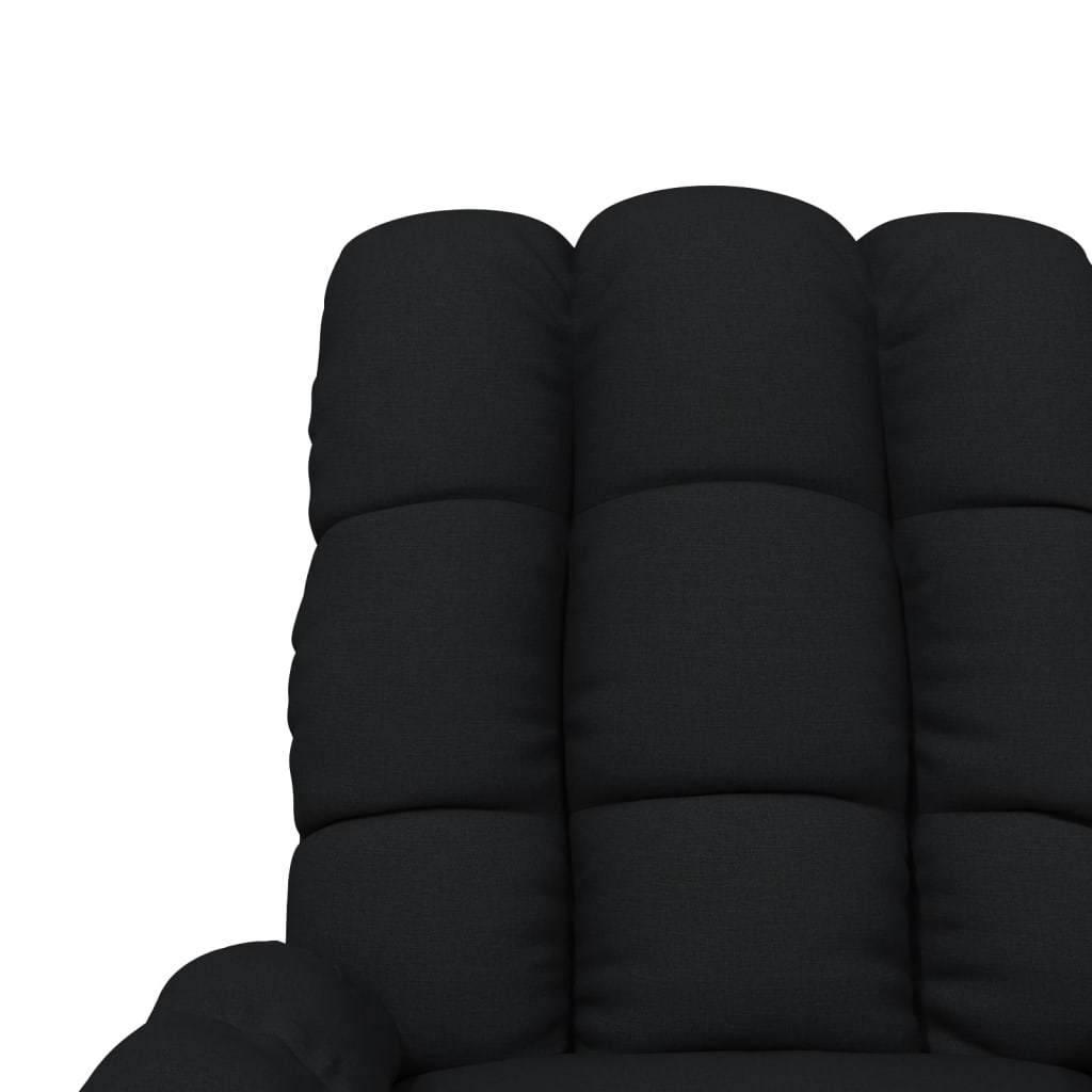 Poltrona de massagens elétrica tecido preto