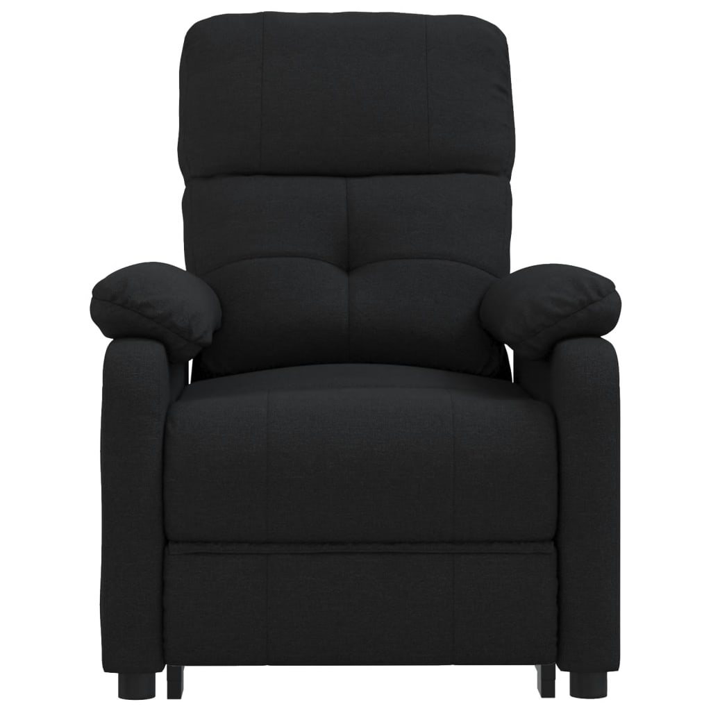 Poltrona de massagens elétrica tecido preto