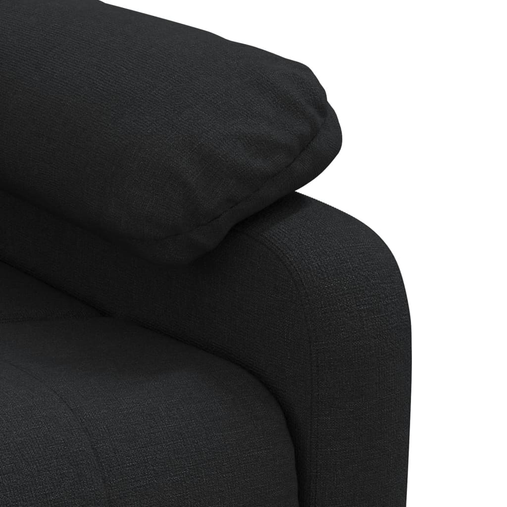 Poltrona de massagens elétrica tecido preto