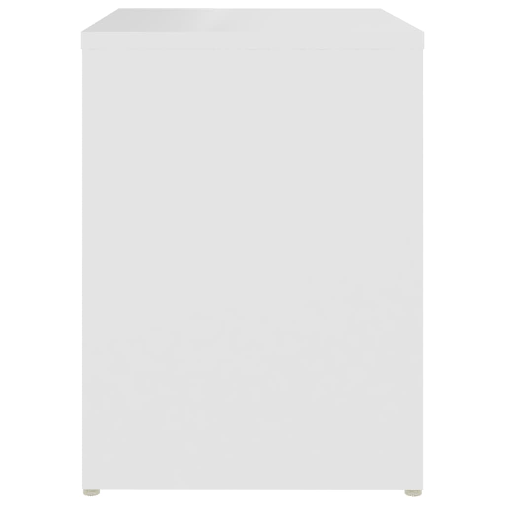Mesas de cabeceira 2 pcs 40x30x40 cm derivados madeira branco