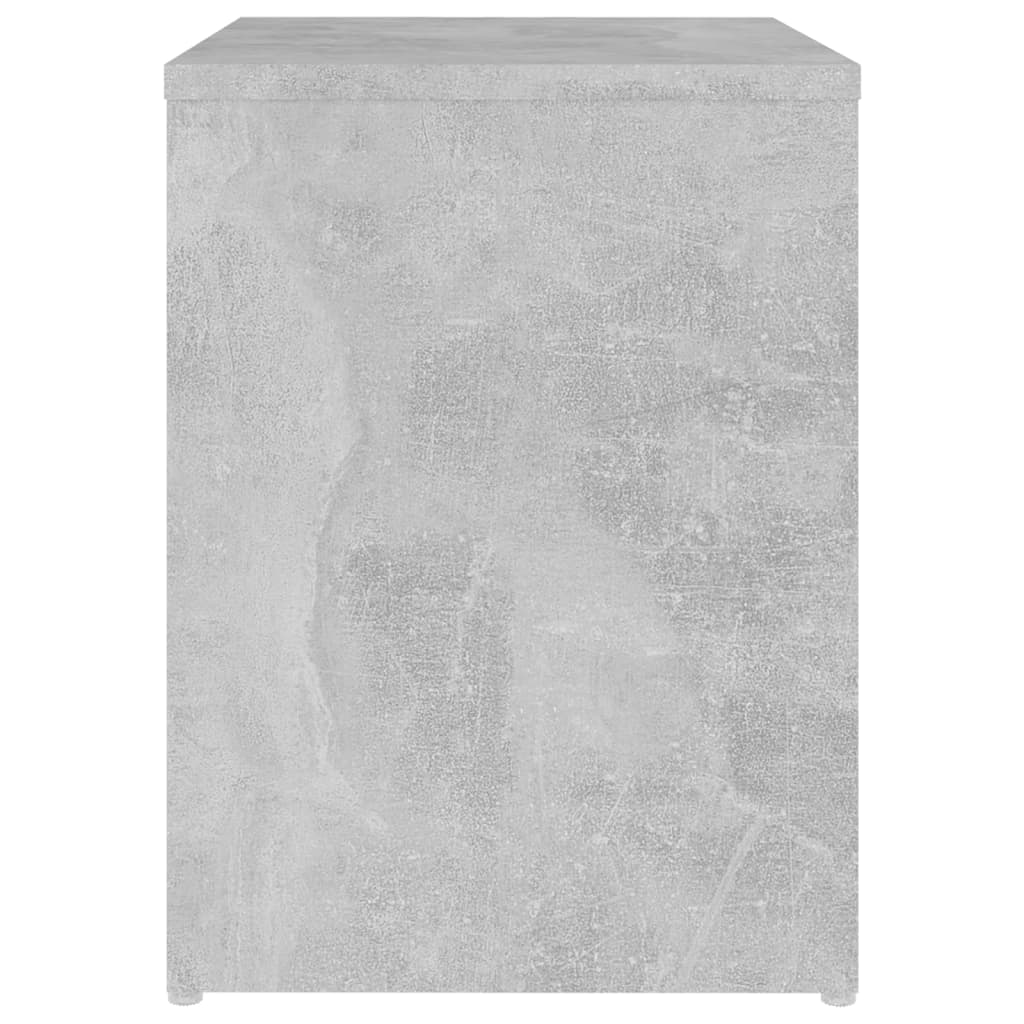 Mesa de cabeceira derivados de madeira cinzento cimento