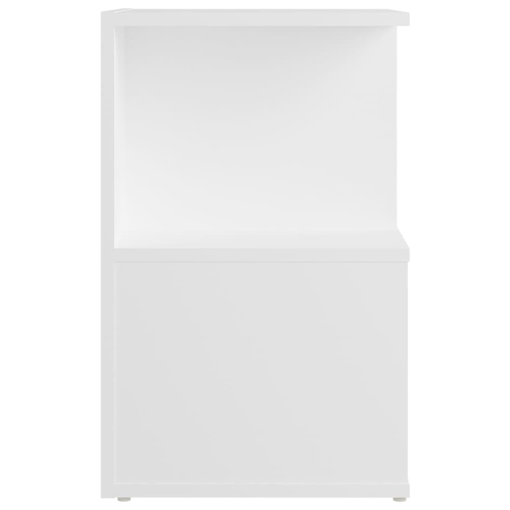 Mesa de cabeceira 35x35x55 cm derivados de madeira branco