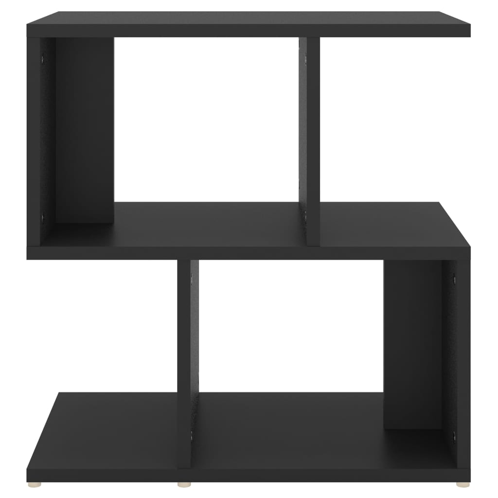 Mesa de cabeceira 50x30x51,5 cm derivados de madeira preto
