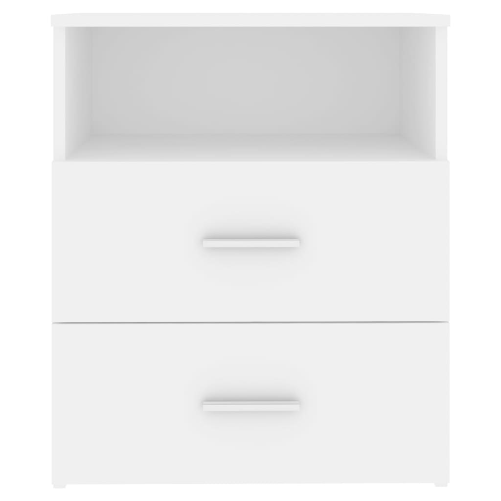 Mesas de cabeceira 2 pcs 50x32x60 cm branco