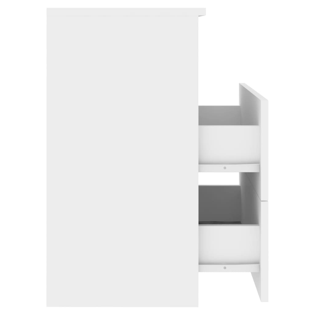 Mesas de cabeceira 2 pcs 50x32x60 cm branco